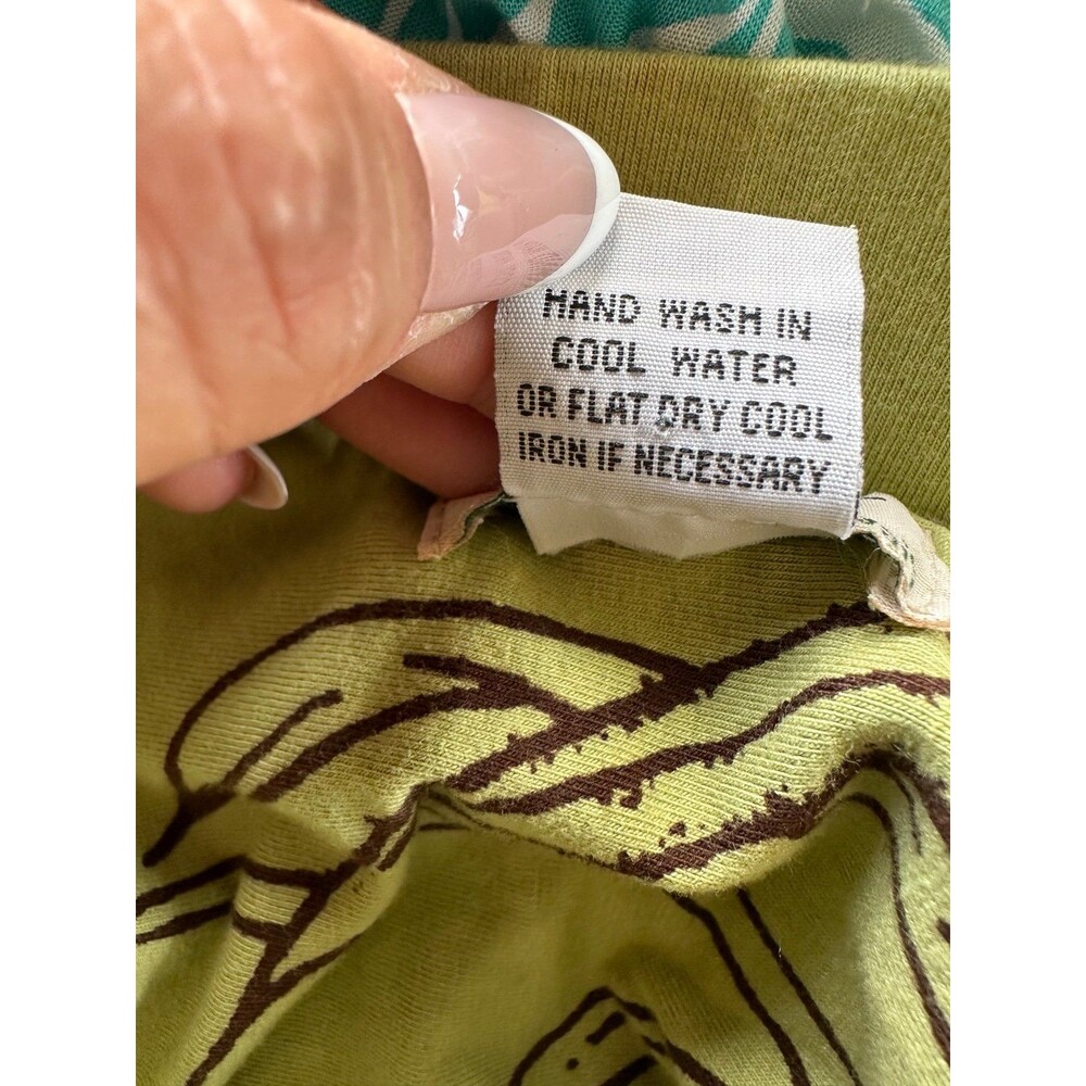 Wahine Toa Designs 100% Cotton Lauhala Strapless Cinched Waist Mini Dress M - Picture 4 of 8